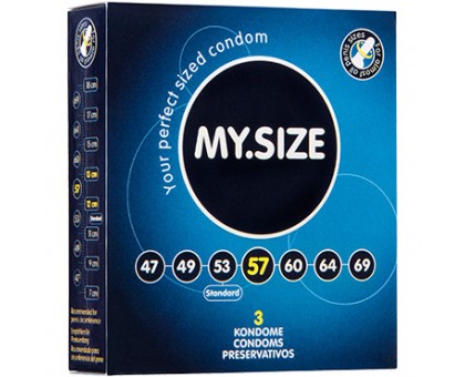 Презервативы  ''MY.SIZE'' №3 размер 57 (ширина 57mm)