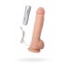Реалистичный вибратор TOYFA RealStick Elite VIBRO, TPR, 7 режимов вибрации, 17 см