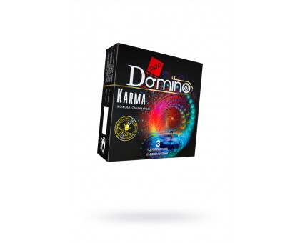 Презервативы Luxe DOMINO PREMIUM Karma, роза, жожоба и сандал,  3 шт. в упаковке