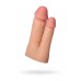 Насадка TOYFA XLover Double Pleasure  реалистичная для двойного проникновения , TPR, телесный, 19 см
