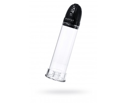 Помпа для пениса Erotist Man up pump, вакуумная, автоматическая, прозрачная, Ø8 см
