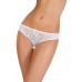 Эротические трусики Erolanta Lingerie Collection со вставкой стрейч-сетки, белые (42-44)