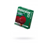 Презервативы Masculan Classic 4,  3 шт.  Увеличенного размера (XXL) розового цвета ШТ