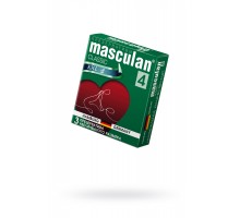 Презервативы Masculan Classic 4,  3 шт.  Увеличенного размера (XXL) розового цвета ШТ