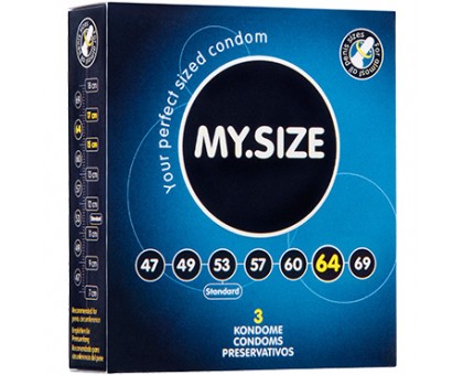 Презервативы  ''MY.SIZE'' №3 размер 64 (ширина 64mm)