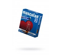 Презервативы Masculan Classic 2,  3 шт.  С пупырышками (Dotty)  ШТ