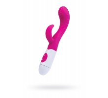 Вибратор с клиторальным стимулятором TOYFA A-Toys  Nessy, Силикон, Розовый, 20 см