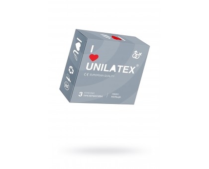 Презервативы Unilatex Ribbed №3 ребристые