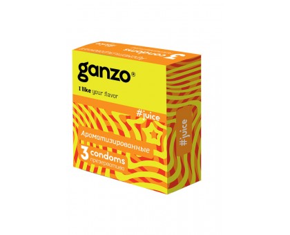 Презервативы Ganzo Juice №3 Ароматизированные ШТ