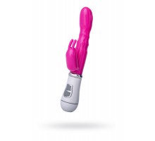 Вибратор с клиторальным стимулятором TOYFA A-Toys  , TPE, Розовый, 20 см