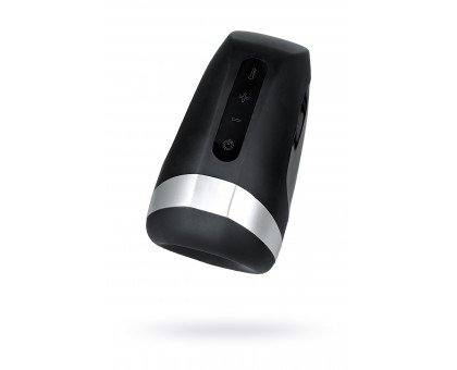 Мастурбатор нереалистичный Satisfyer  Men Heat Vibratiion, Силикон, Чёрный, 15 см