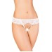Эротические трусики Erolanta Lingerie Collection кружевные, белые (42-44)