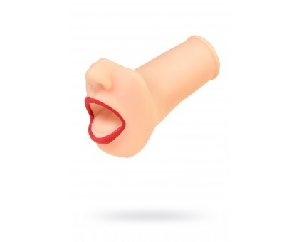 Мастурбатор реалистичный  TOYFA Juicy Pussy Juicy Lips, рот, TPR, телесный, 12,6 см