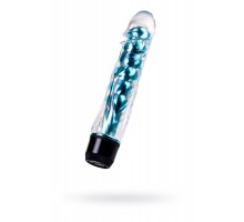 Вибратор TOYFA Trio Vibe, TPE, голубой, 15,5 см