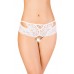 Эротические трусики Erolanta Lingerie Collection кружевные, белые (50-52)