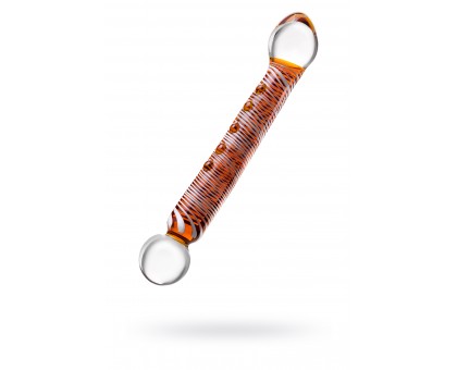 Нереалистичный фаллоимитатор Sexus Glass, Стекло, Прозрачный, 18 см