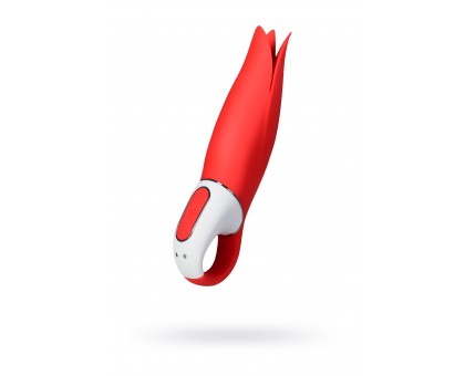 Нереалистичный вибратор Satisfyer Vibes Power Flower, Силикон, Красный, 18,8 см