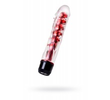 Вибратор TOYFA Trio Vibe, TPE, красный, 15,5см