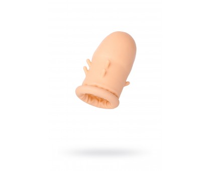 Насадка ToyFa XLover Increase+, для увеличения размера, с усиками, латекс, телесный, 6 см