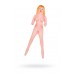 Кукла надувная Olivia, блондинка, TOYFA Dolls-X Passion, с тремя отверситями, кибер вставка: вагина-анус, 160 см