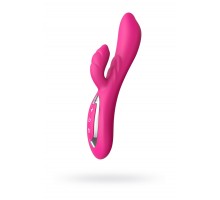 Вибратор с клиторальным стимулятором Nalone Touch2, Силикон, Розовый, 21,8 см