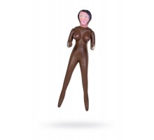 Кукла надувная, Michelle, негритянка, TOYFA Dolls-X,  с тремя отверстиями, 160 см