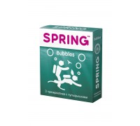 Презервативы SPRING BUBBLES - с пупырышками, №3 ШТ