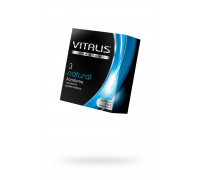 Презервативы ''VITALIS'' PREMIUM №3 natural - классические (ширина 53mm)