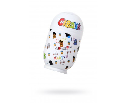 Мастурбатор нереалистичный, CAPSULE Party, MensMax, TPE, прозрачный, 9 см